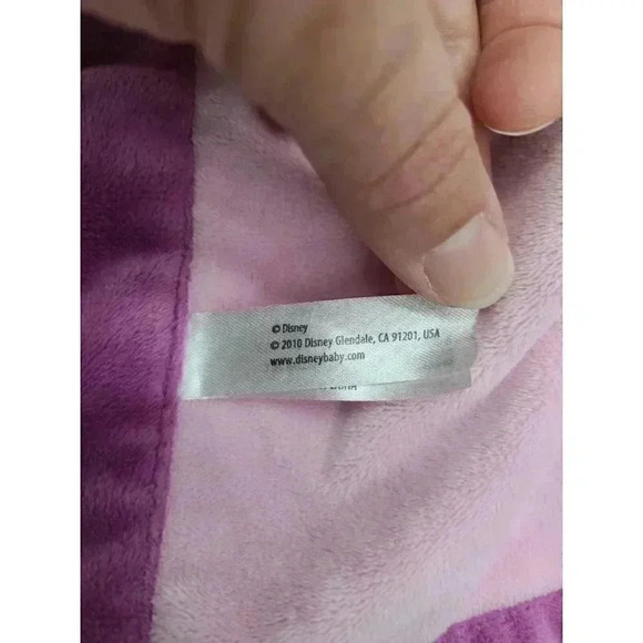 Disney Minnie Mouse Lovey Cuddle Snuggle Blanket with Plush Head 12"x12" - Picture 6 of 8